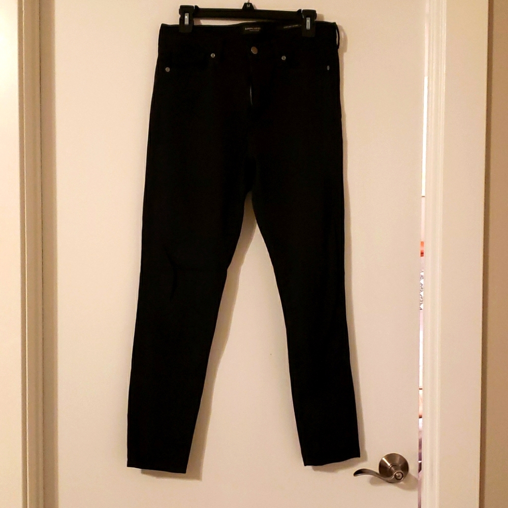 Banana Republic High Rise Black Skinny Jean